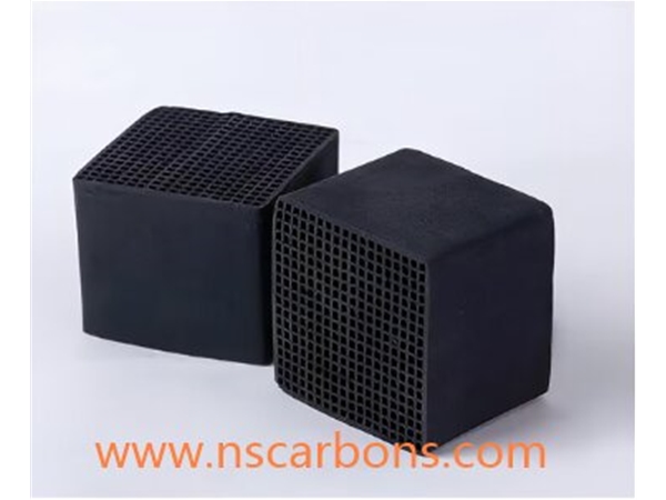 Coal-based honeycomb charcoal